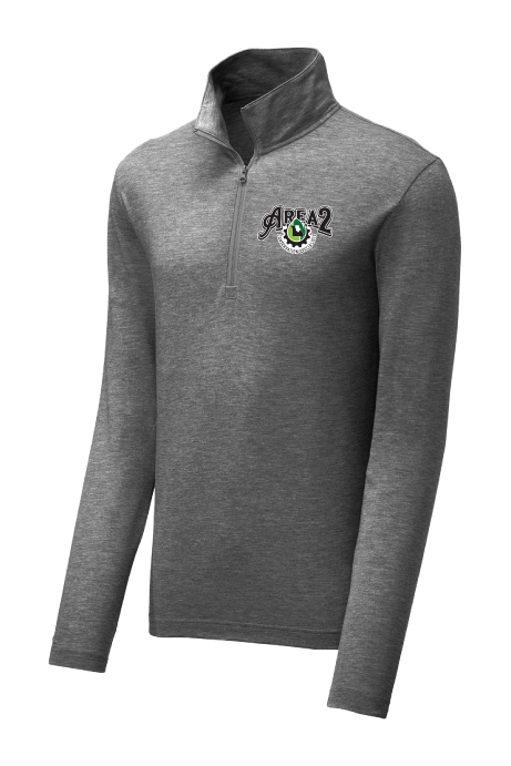 Area 2 Men's Tri-Blend Wicking 1/4-Zip Pullover