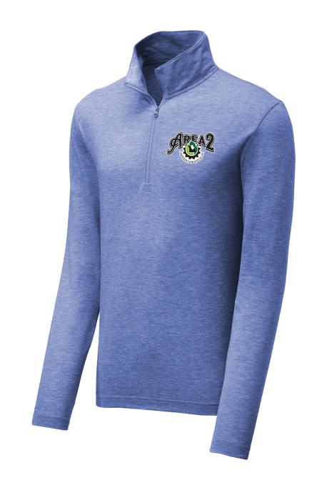 Area 2 Men's Tri-Blend Wicking 1/4-Zip Pullover