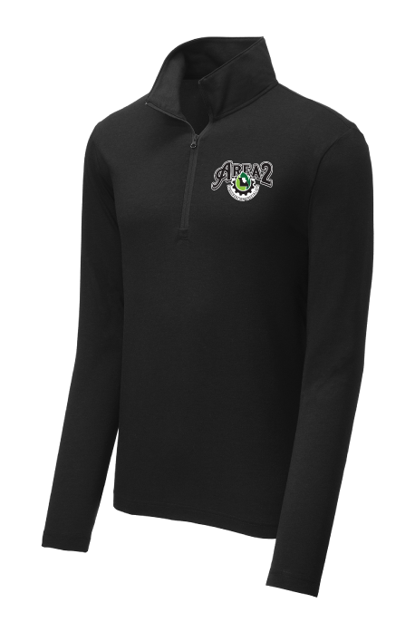 Area 2 Men's Tri-Blend Wicking 1/4-Zip Pullover