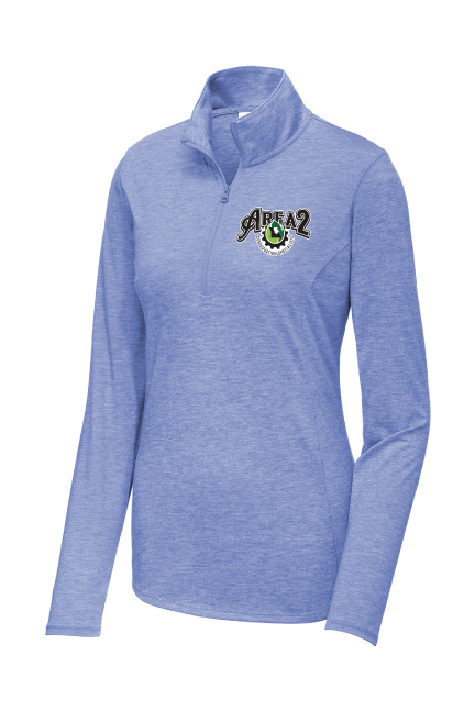 Area 2 Women's Tri-Blend Wicking 1/4-Zip Pullover